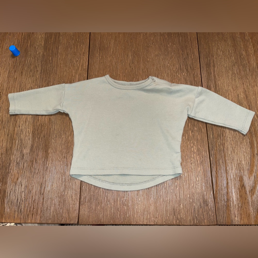 Quincy Mae 3-6mo long sleeve tee shirt
